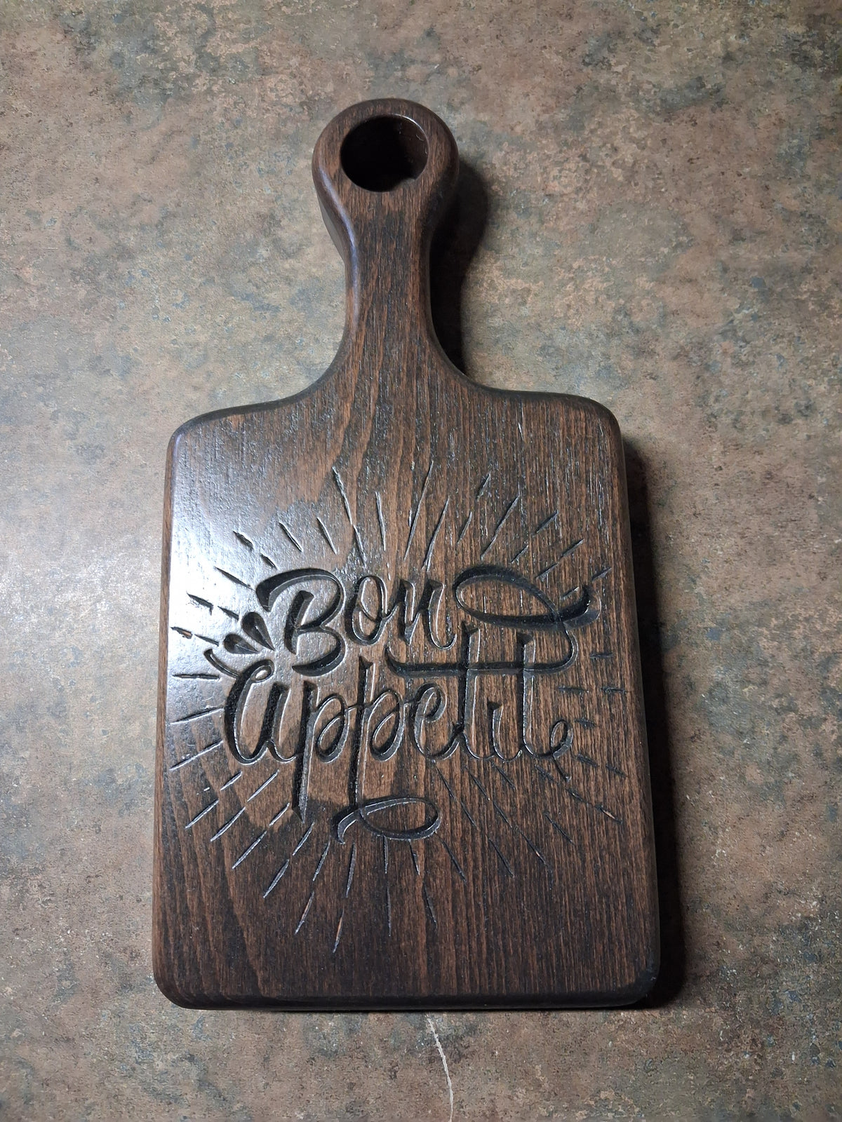 Handmade Bon Appétit Sign (Dark)