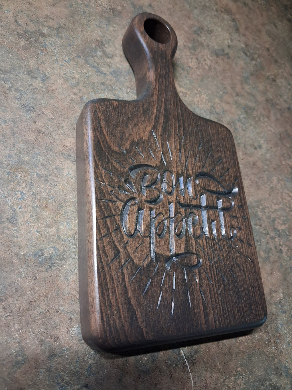 Handmade Bon Appétit Sign (Dark)
